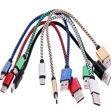 500 шт./лот 20 см 0,2 м 8pin Ткань Нейлон Плетеный usb синхронизации данных зарядное устройство для iphone 5 6 6s 7 7 plus 8 X