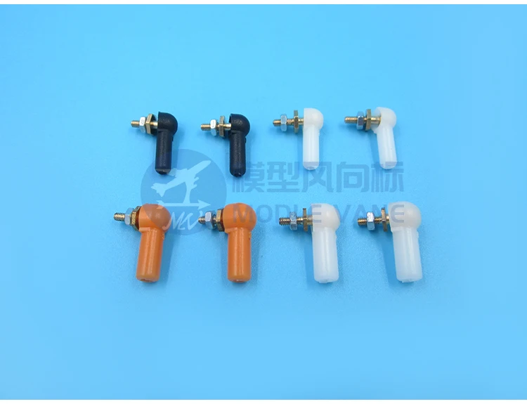 

10pcs Rc Boat/Car Plastic M2 M3 Ball Buckle Tie Rod Positioning Ball Buckle Three Color Available for M2/M2 link Push/Pull Rod
