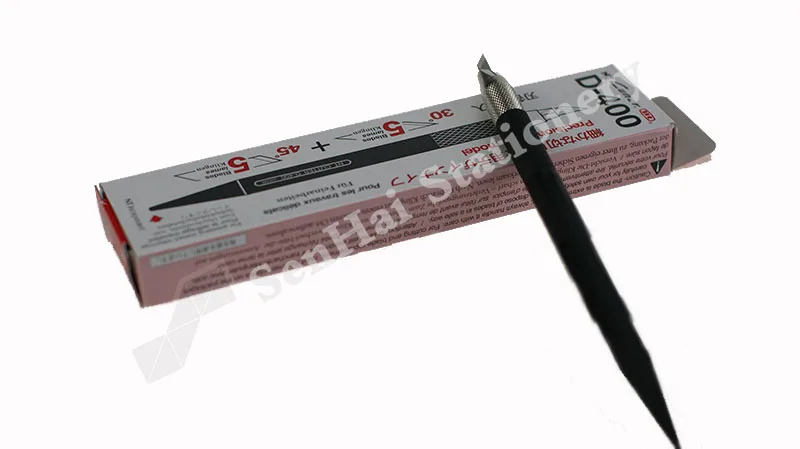 Японский D-400 художественный нож, ручка, нож для рукоделия, нож для хобби, ручной резной дизайн, нож для точной работы с 10 лезвиями