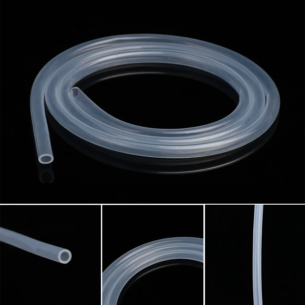 

1M Food Grade Clear Transparent Lightness Silicone Rubber Beer Milk Pipe Pipe Soft Safe Plumbing Acccessory Hoses Flexible Tube