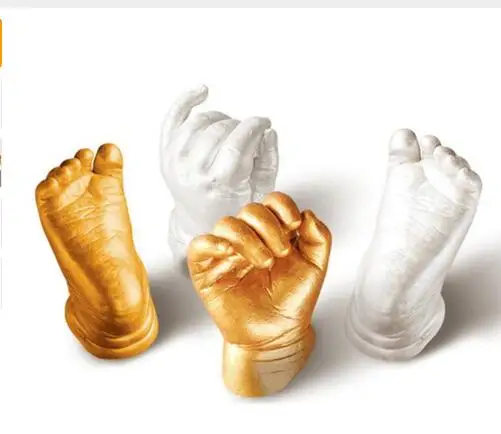 3D Hand & Foot Print Mold for Baby Powder Plaster Casting Kit Handprint Footprint Keepsake Gift Baby Growth Memorial 3D Hand & Foot Print Mold for Baby Powder Plaster Casting Kit Handprint Footprint Keepsake Gift Baby Growth Memorial