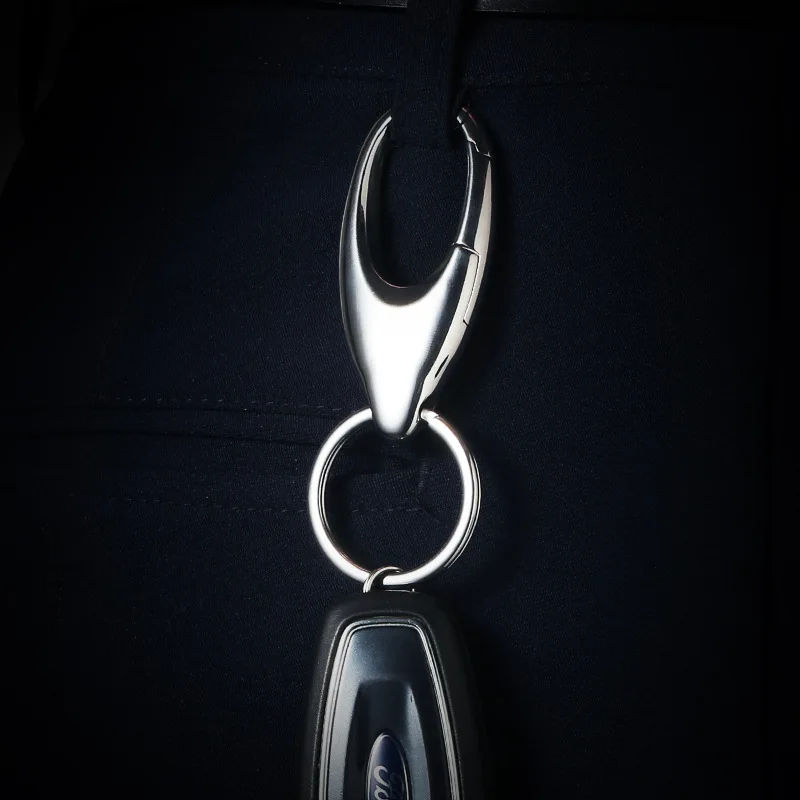 

Automobile Stainless Steel Key Chain Rings Metal Pendan Waist Hanging Gift For Jaguar Opel Porsche Rolls-royce Rover Aston