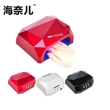 Ногтей Книги по искусству 36 Вт УФ-лампы ромб ногтей Гель-лак лечить CCFL светодиодный Сушилка для ногтей с таймер автоматического-индукции светодиодный фототерапии