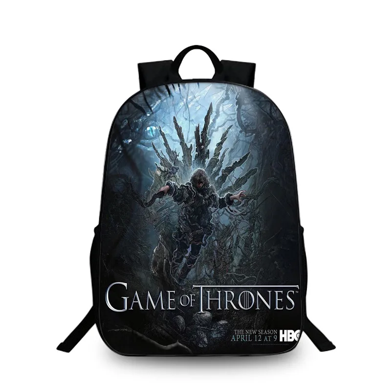 

Fashion Game of Throne Backpack for Teenagers Women Backpack Laptop mochila Crowns Girls Boys School Bags Travel Daily Backpacks
