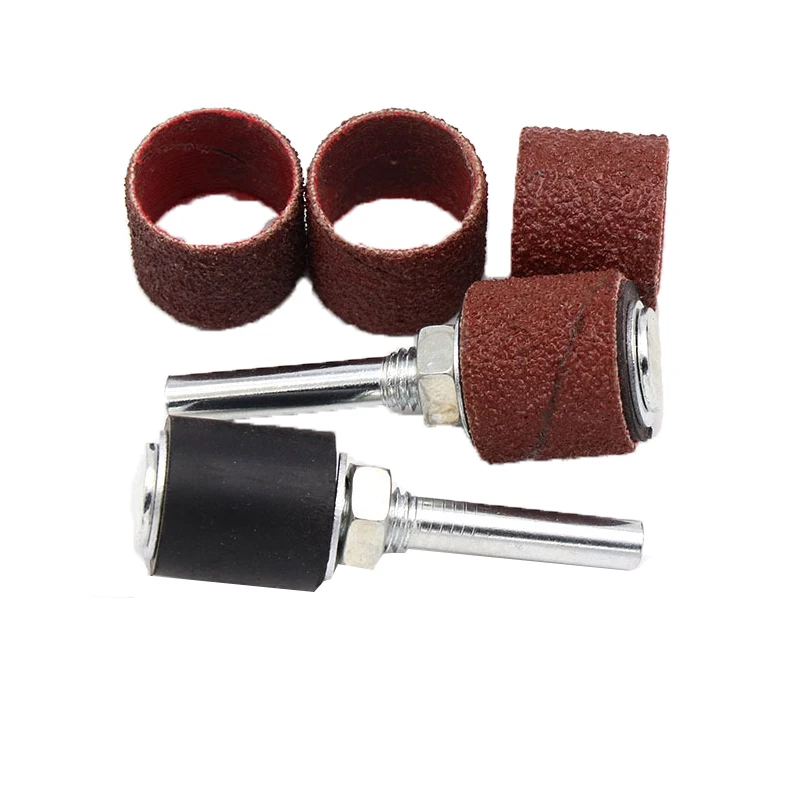 BOSAIYA QAZ1 51pcs 120 Grit Sandpaper Sanding Drum with 3mm Shank Mandrels Set Roundabout Sanding Kit Sander Scratchy Tools TL0308 BOSAIYA QAZ1 51pcs 120 Grit Sandpaper Sanding Drum with 3mm Shank Mandrels Set Roundabout Sanding Kit Sander Scratchy Tools TL0308