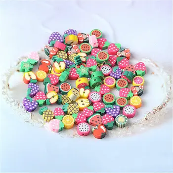 

20pcs Mini Play Toy Fruit Food Cake Candy Fruits Lollipop Ice Cream With Hole Miniature For Dolls Accessories Kitchen Play Toys