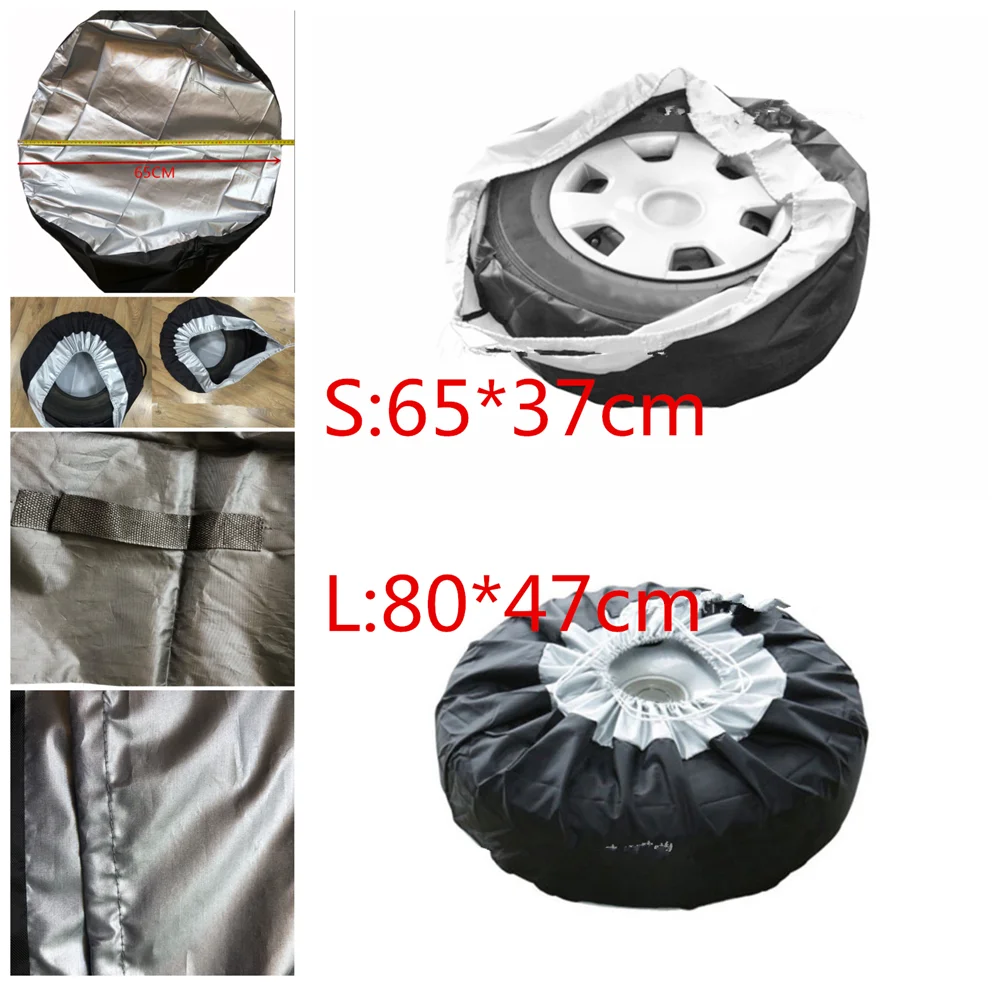 1PCS tire cover auto suv parts spare storage bag carrying suitcase for