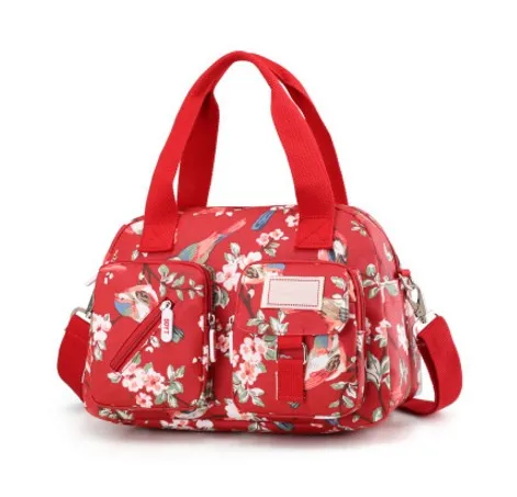 NIYOBO Новые Нейлоновые женские сумки-мессенджеры повседневные женские сумки через плечо с цветочным принтом сумки через плечо для женщин Bolsa Feminina - Цвет: 8
