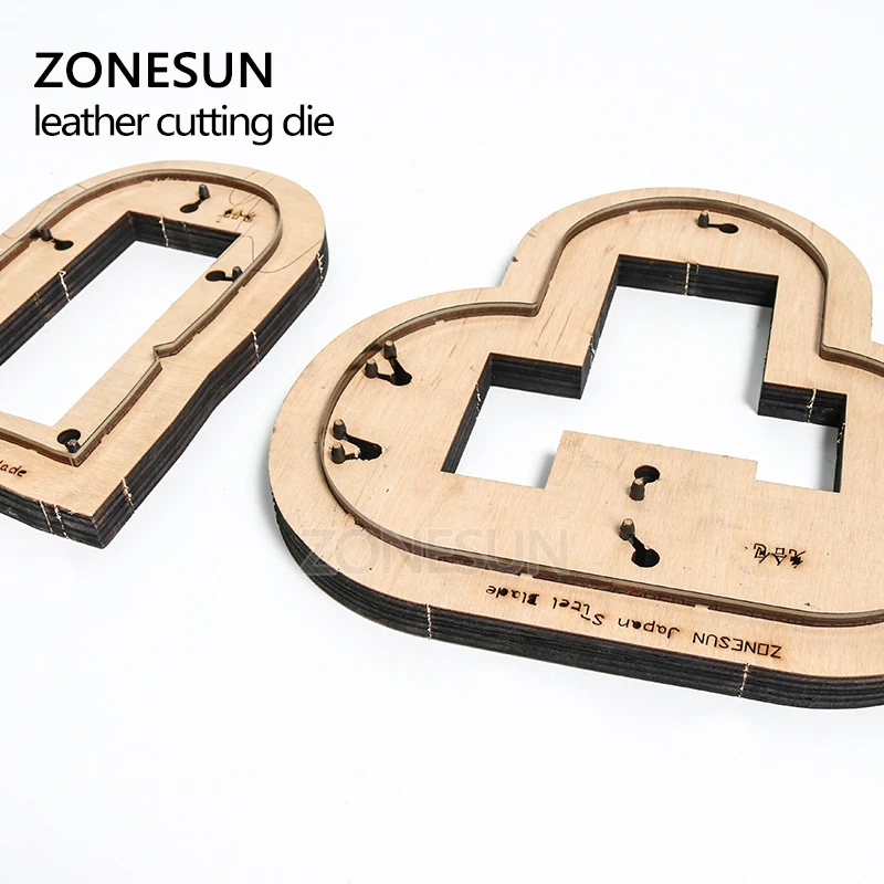 ZONESUN два-в-одном Кошелек для монет, подгонянный кожаный Режущий инструмент для рукоделия, штамповочная форма для поделок, бумажный кошелек