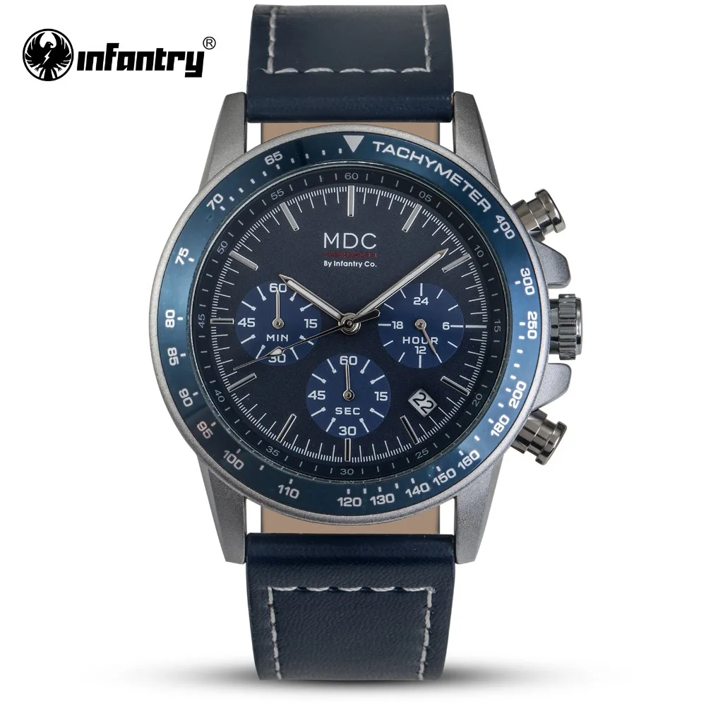 MDC мужские s часы Топ бренд класса люкс 2018 кварцевые для мужчин Daytona светящийся