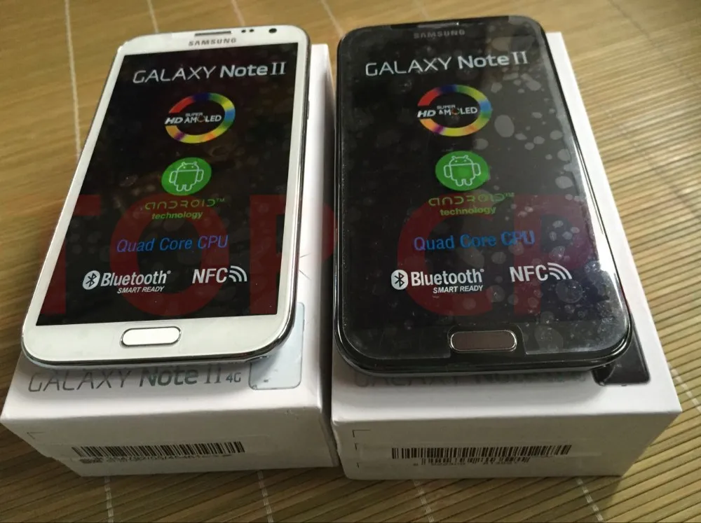 samsung Galaxy Note 2 II N7100 N7105 ЕС Версия 8MP 1080P 5," gps wifi 3g 2 Гб ram Android разблокированный мобильный телефон