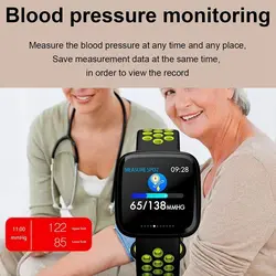 Интерактивный музыкальный Носимых устройств крови Давление монитор Смарт часы Для мужчин Камера пульт дистанционного управления для Android