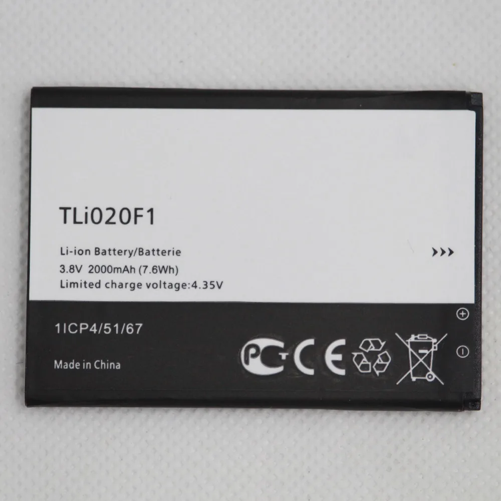 5 шт 2000 аккумулятор для телефона, мАч TLI020F1 для TCL J720T J726T Alcatel One Touch Pop 2 5042d C7 7040 OT-7040 OT-7040D мобильный Батарея