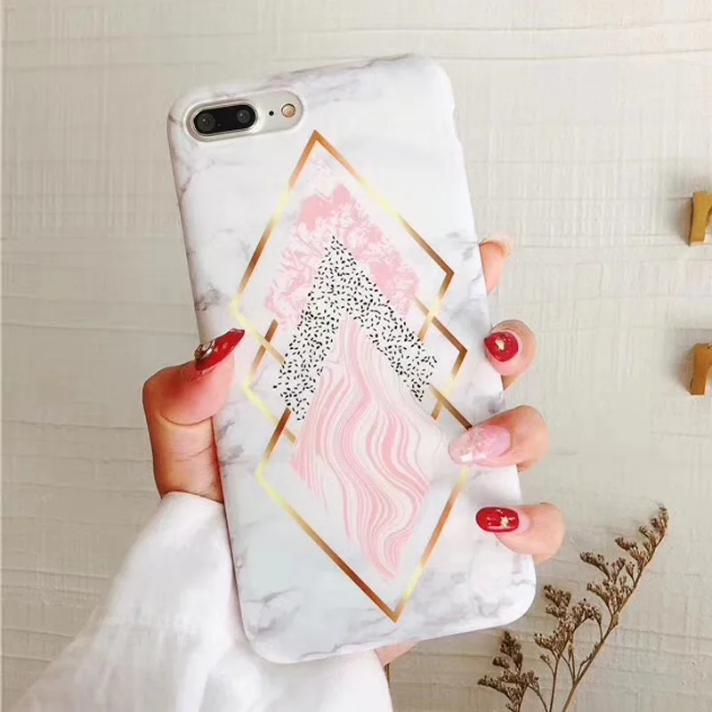 

Marble Phone Case For iphone 8 7 6 6s Plus TPU Back Soft Cover For iphone X XS XR XS Max