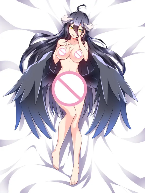 MMF overlord аниме персонажи сексуальная девушка albedo& shalltear кровопролитная простыня пододеяльник одеяло - Цвет: 4