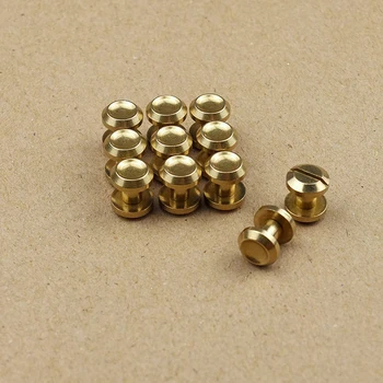 

10 pieces Chicago screw Concave wallet bag Chicago brass belt screw Rivet diy handmade fastener garmnet hardware leather part