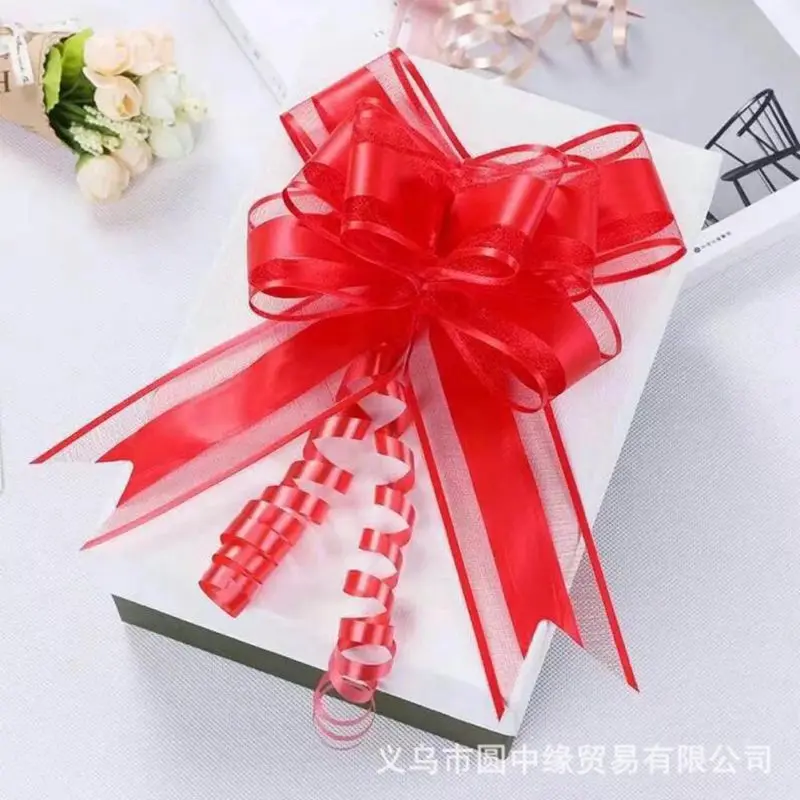 Wedding Pull Flower Gift Packaging Pull Bow Ribbons Decorative