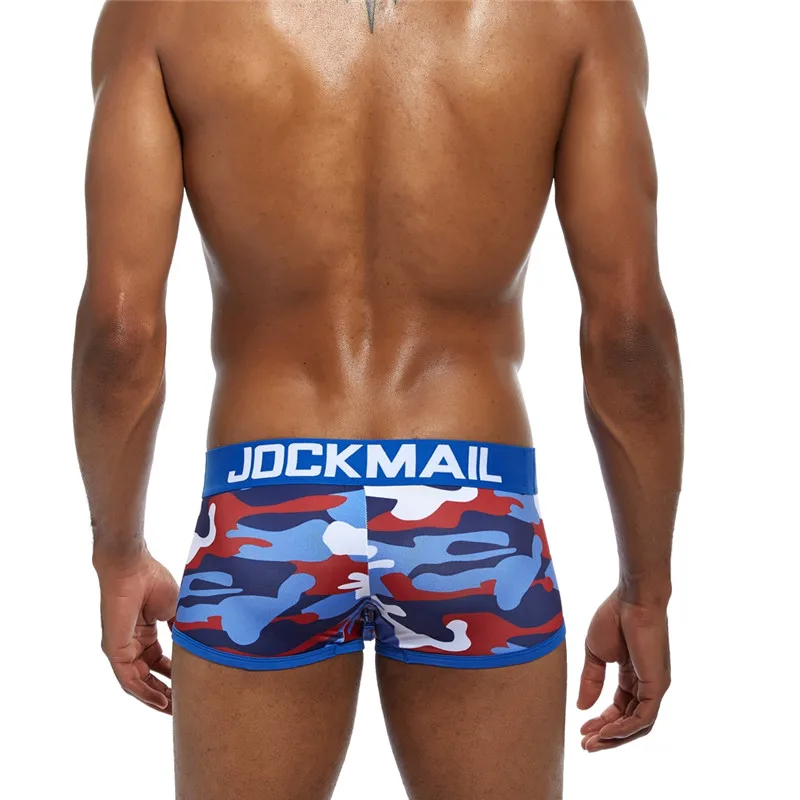 JOCKMAIL бренд камуфляж для мужчин нижнее бельё для девочек боксеры hombre calcinha cueca боксер masculina трусики женщин шорты геев