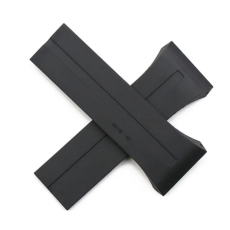 Rubber strap men's watch accessories outdoor sports waterproof watch with women's bracelet for porsche design P6750 watch band