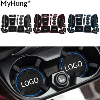 

Car Door Groove Mat For BMW X5 M LOGO 2014 To 2016 3D Rubber Anti Slip Non-slip Mats Cup Mat 20pcs Car Styling Stickers