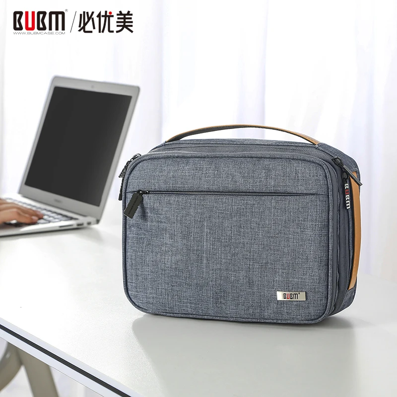

BUBM bag for digital accessories travel organizer bag for USB cable phone data wire power bank storage case waterproof