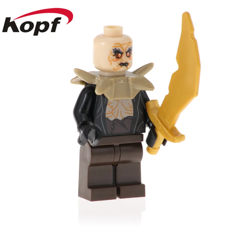 

PG539 Lord Of The Rings Series Azog Bombur Bilbo Orc Uruk-hai Building Blocks Action Bricks Collection For Children Gift Toys