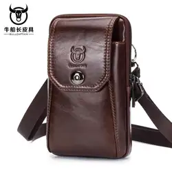 Винтажная Мужская поясная сумка из натуральной кожи, сумка на пояс, мини-мужская сумка высокого качества, ретро небольшая сумочка для