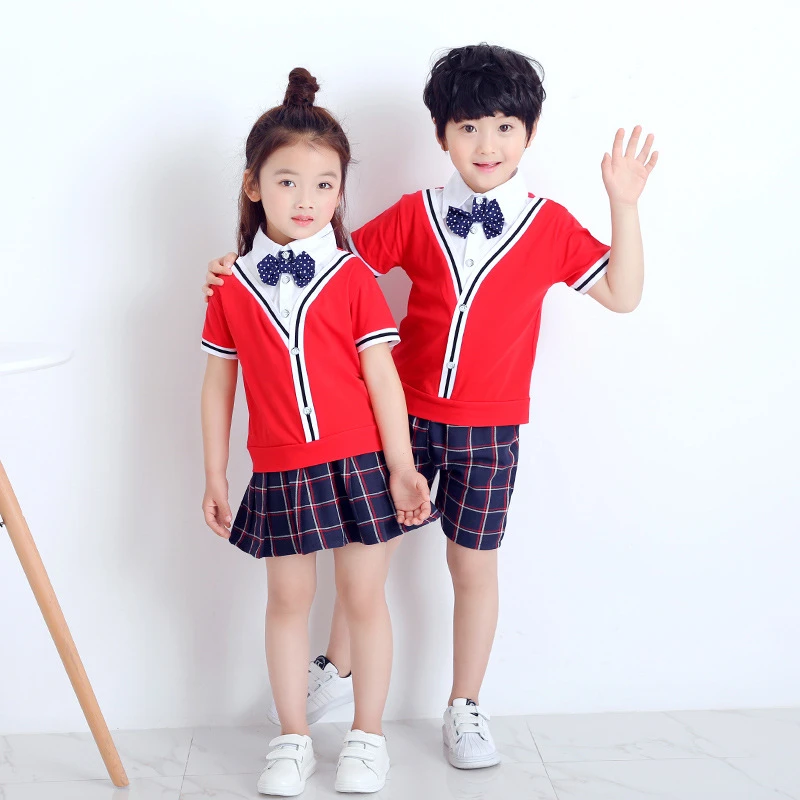 カンタータドレスイングランド夏子供幼稚園スタイルスクールセット 95 164 センチメートル少年少女子供トップスパンツネクタイ Aliexpress
