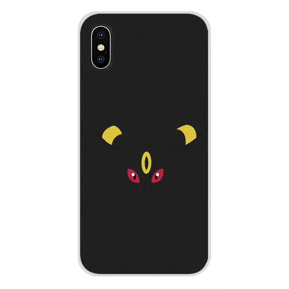 Эволюция Иви Pokemons для Samsung Galaxy S3 S4 S5 Mini S6 S7 Edge S8 S9 S10 Lite Plus Note 4 5 8 9 прозрачный чехол из