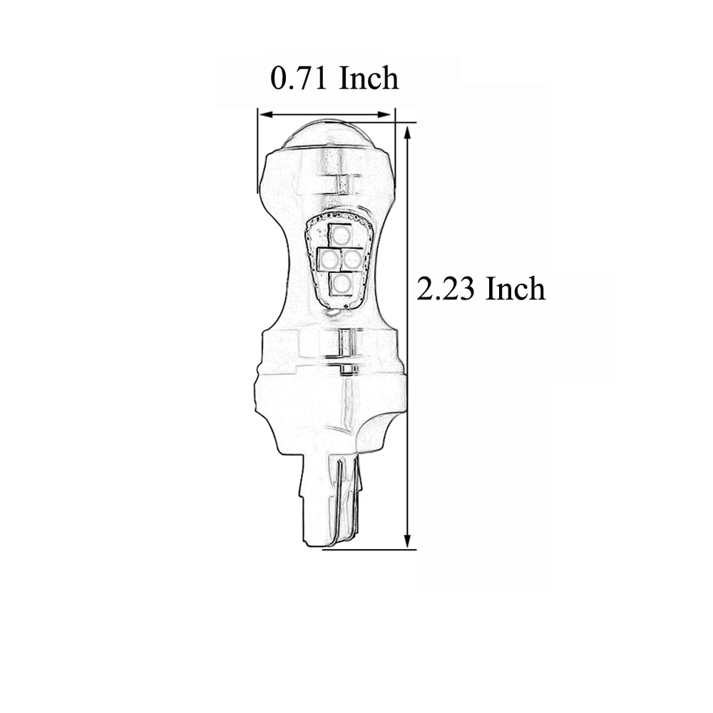 T20-7440-W21W-16smd3030-W-Reverse-Light-size
