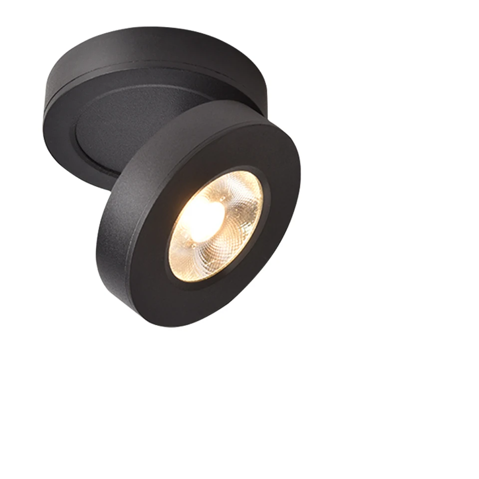 

YooE Downlight 3W 5W 7W Surface Mounted COB Led downlights Adjustment angle Ultra-thin Ceiling Spot light AC220V