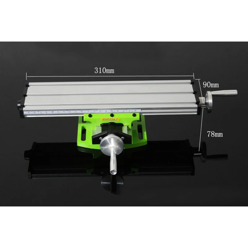 Multifunction Precision X Y-axis Adjustment Workbench MINI Milling Machine Miller Bench Drill Vise Fixture DIY Coordinate Table
