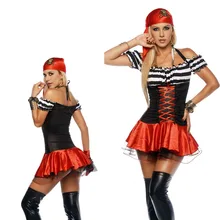 Лидер продаж фестиваль костюм Для женщин пиратский костюм партии Рабочий костюм Хэллоуин Косплэй костюм