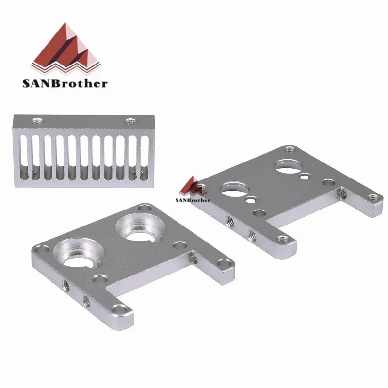 

Free shipping 3D printer parts UM2 Ultimaker2 Extruder hotend sets heat sink aluminum alloy block parts