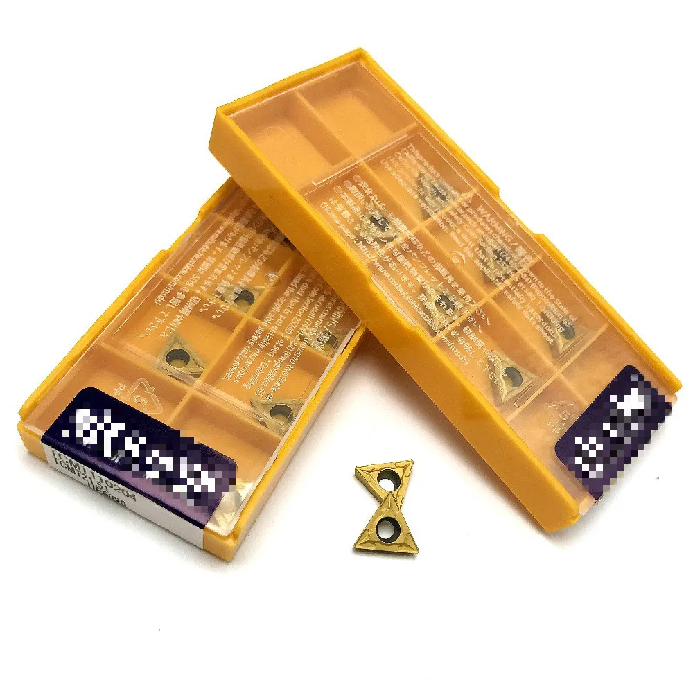 

TCMT110204 VP15TF/UE6020/US735 Carbide Inserts Internal Turning Tools Cutting Tool CNC Tools Lathe tools Lathe cutter