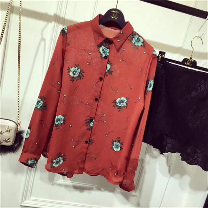 Blusa feminina Summer Long Sleeve font b Women b font font b blouse b font fashion