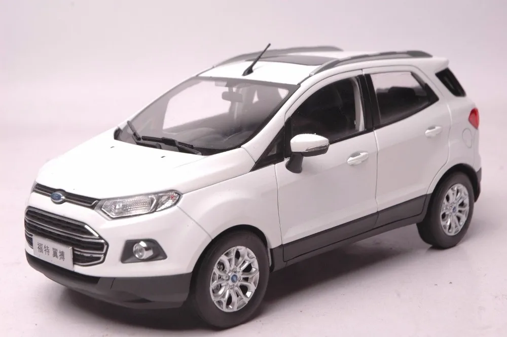 

1:18 Diecast Model for Ford ECOSPORT 2015 White Mini SUV Alloy Toy Car Miniature Collection Gifts