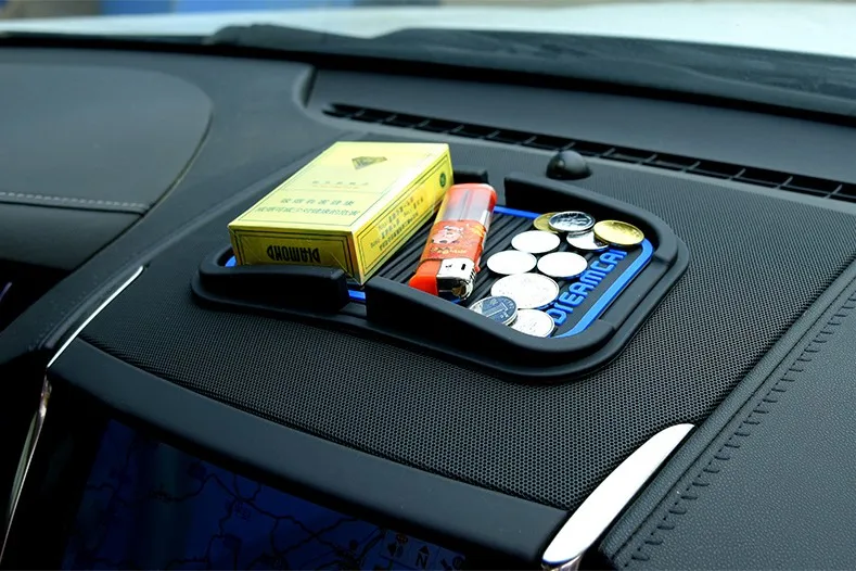 Silica Gel Anti-slip Mat Car Dashboard Sticky Pad Mobile Phone Pad Non-slip Car Gadget Interior Accessories Anti Slip Mat Black 1_07