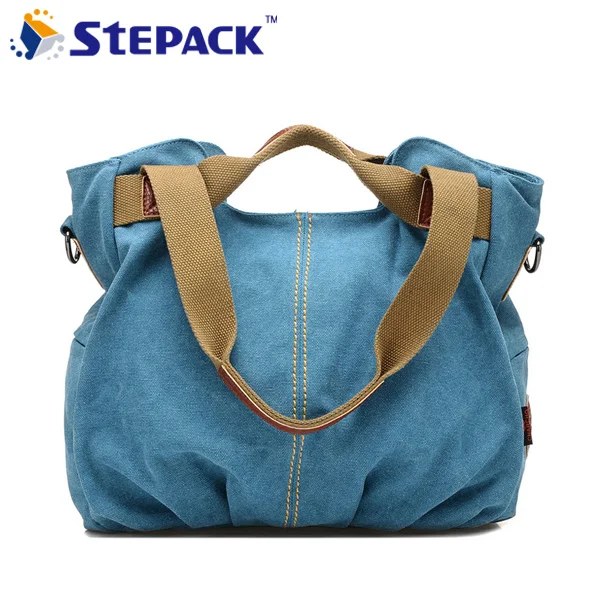 

2017 Women Canvas Bag Mutil Handbag Large Capacity Travelling Leisure Bag Bolsas Femininas WMB0192