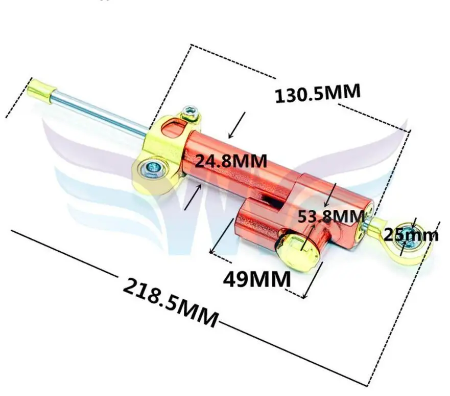 Универсальный moto rcycle StabilizerLinear гаситель выполните руля Монтажный кронштейн для