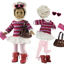 Модная кукольная одежда, набор игрушек, одежда для 1", американская кукла, повседневная одежда, много стилей на выбор, A023