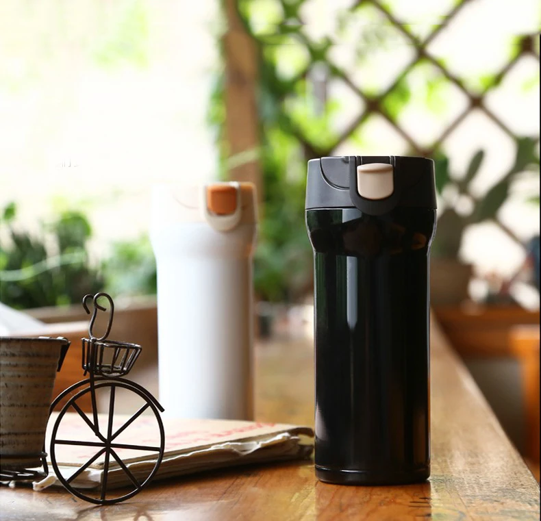 Hot Quality Double Wall Stainless Steel Vacuum Flasks 350ml 500ml Car Thermo Cup Coffee Tea Travel Mug Thermol Bottle Thermocup