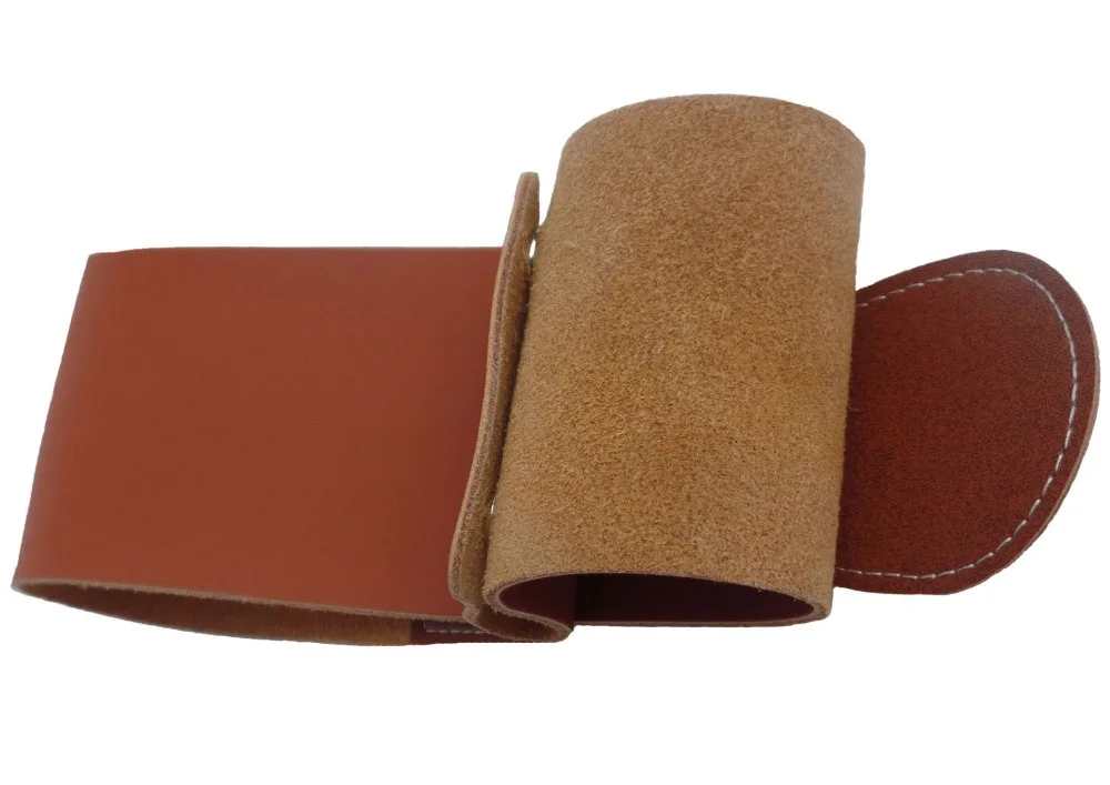 Удлиненный и расширенный кожаный ремень для правки бритвы для прямой бритвы Складной нож лезвие ткань заточка инструмент для бритья