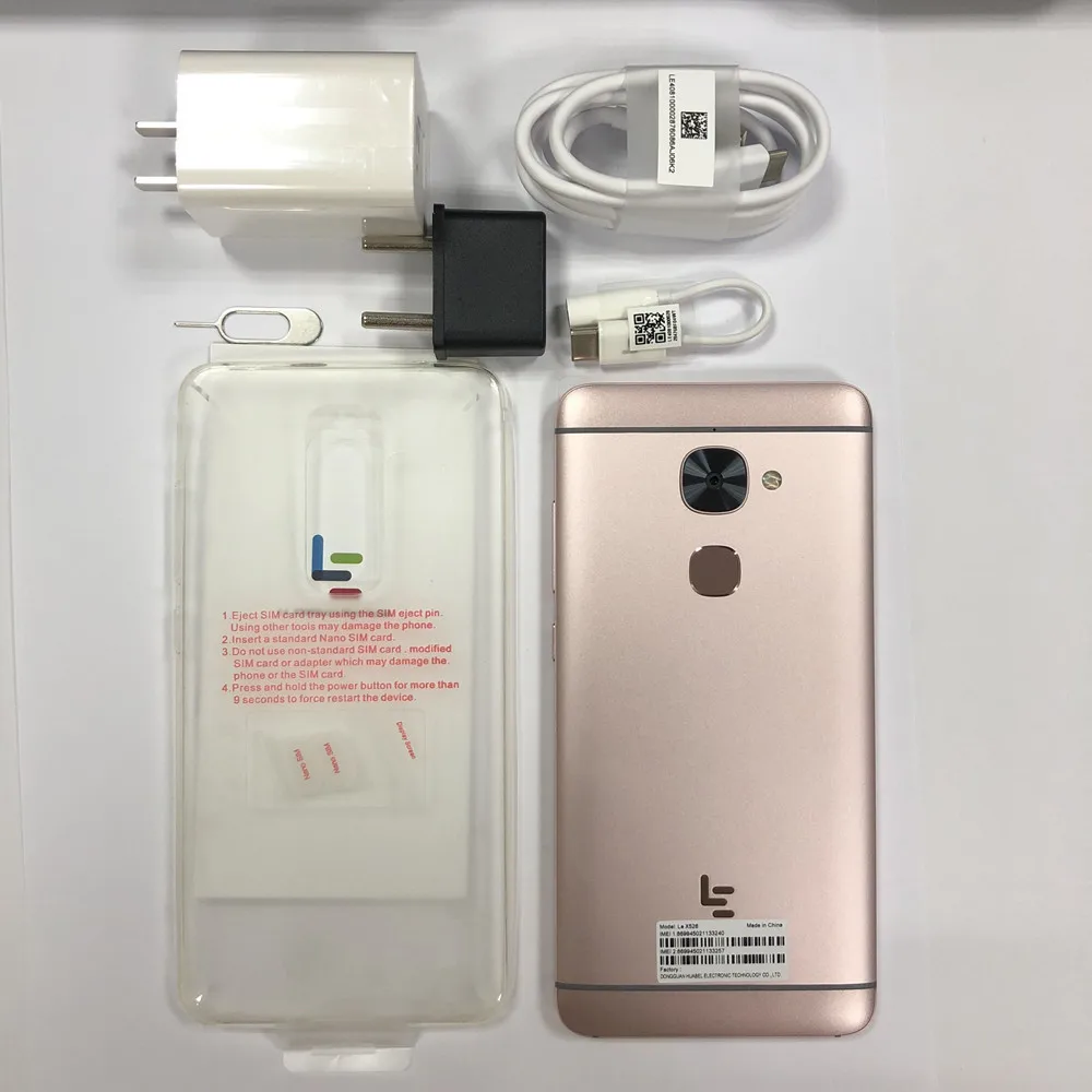 Смартфон LeEco LeTV Le X526 X520, 5,5 дюймов, четыре ядра, 3000 мА/ч, 3 Гб ОЗУ, 64 Гб ПЗУ, 16,0 Мп, Android 6,0, Snapdragon 652, 4G LTE