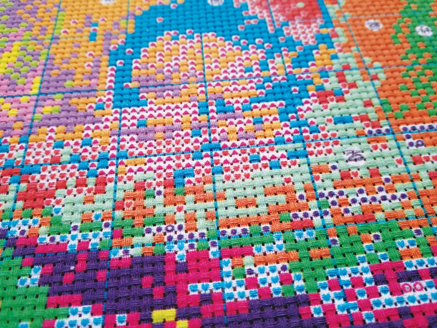 com padrão impresso, 11CT-canvas para Pintura Decoração