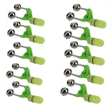 3 Pcs of (10Pcs 2in1 Night Fishing Rod Tip Clip LED Light Twin Bells Ring Fish Bite Alarm)