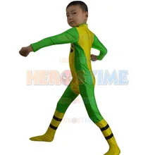 Дети X-Men разбойник костюм спандекс Хэллоуин косплей детей X-Men костюм супергероя горячая Распродажа показать Зентаи костюм
