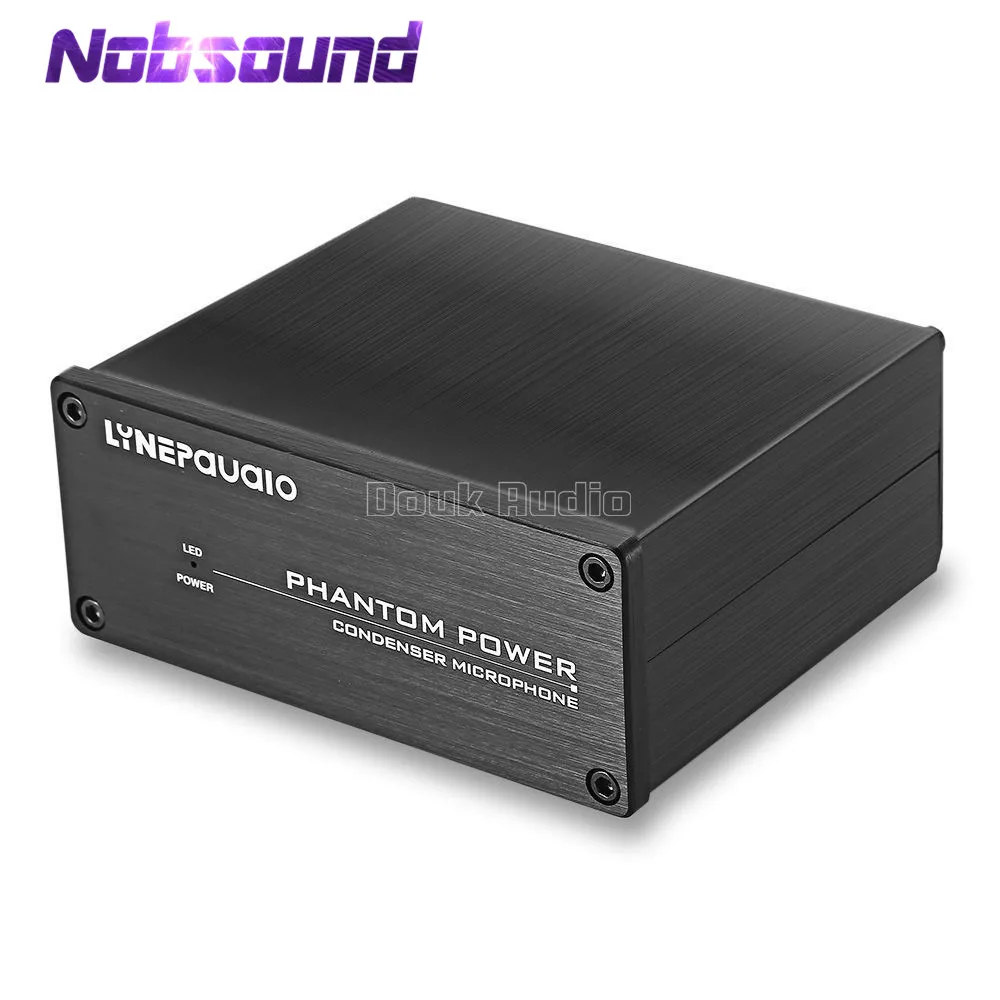 

Nobsound Mini 1-Channel 48V Phantom Power Supply Source to Condenser Microphone Music Recorder