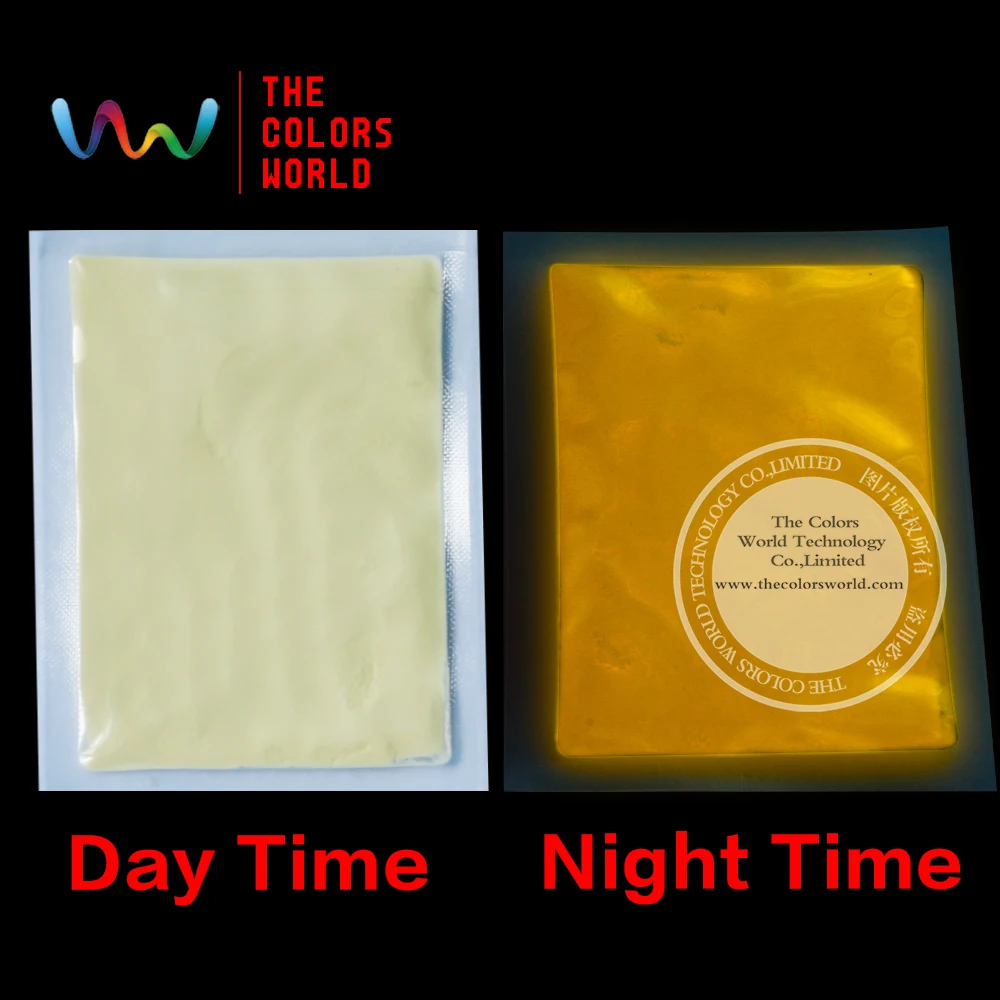 Tcyg725 Bagliore Nel Pigmento Scuro Colore Arancione Finalmente Incandescente, Polvere Luminescente, Prezzo Competitivo In Polvere Nottilucenti