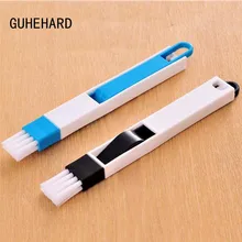 2-в-1 многоцелевой окно канавка Тематические товары про рептилий и земноводных Кисточки клавиатура закоулок пыли небольшой лопатой/окна трек очищающие щётки синий